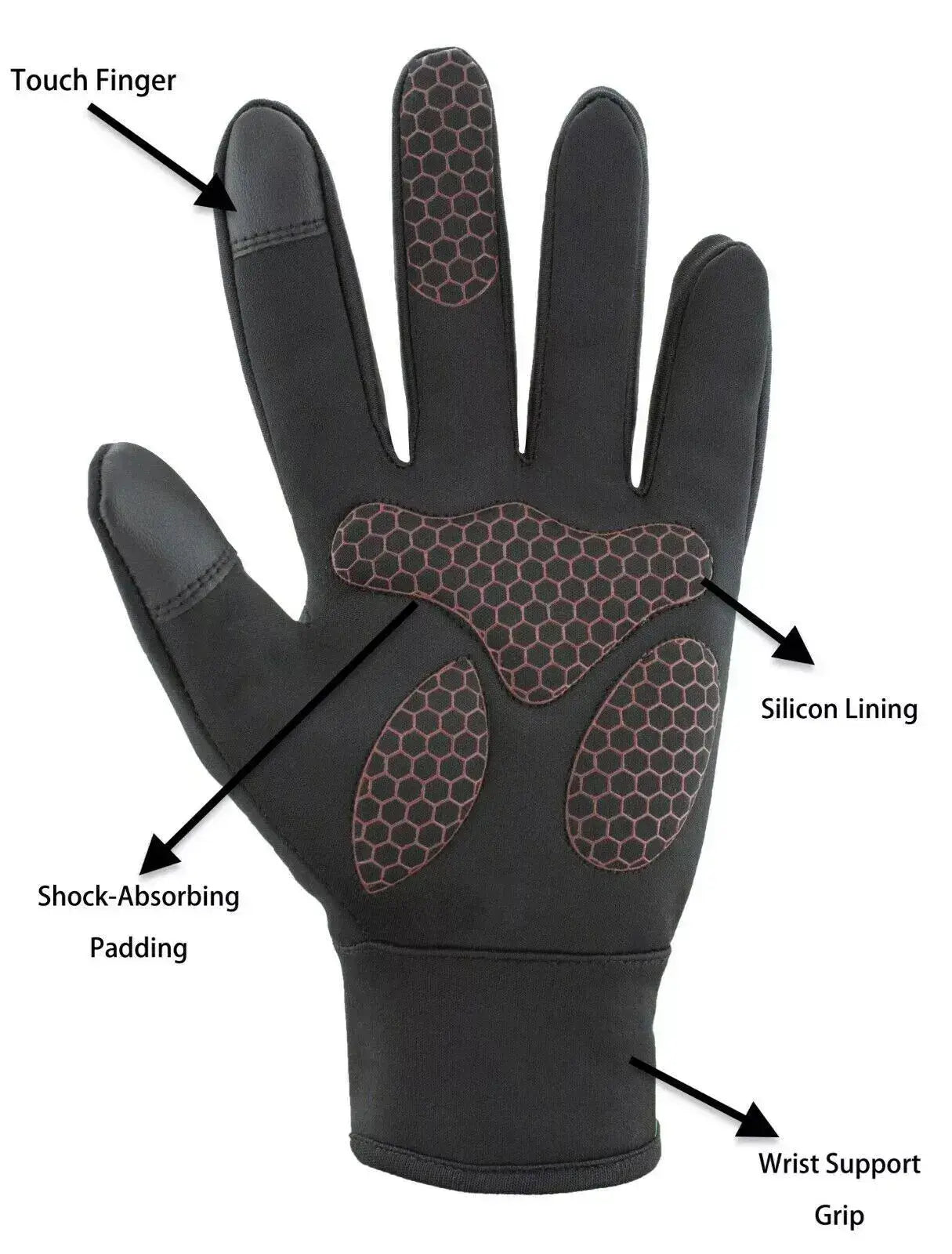 Winter Gloves Work, Cycling Sports, Gym Gloves Green - Hatch Sports