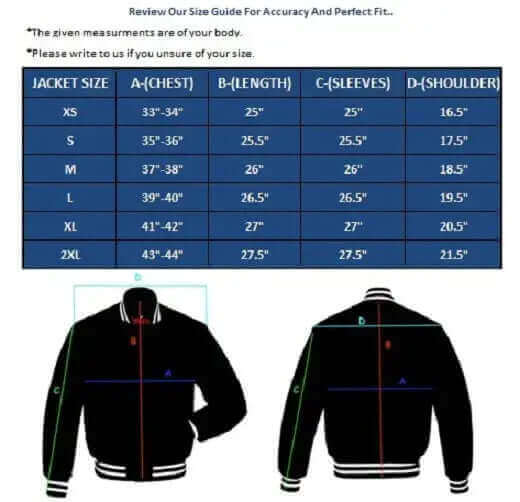 Hatch Sports Women Varsity Jacket Wool+Genuine Leather Letterman Baseball Winter Jacket Black/White - Hatch Sports
