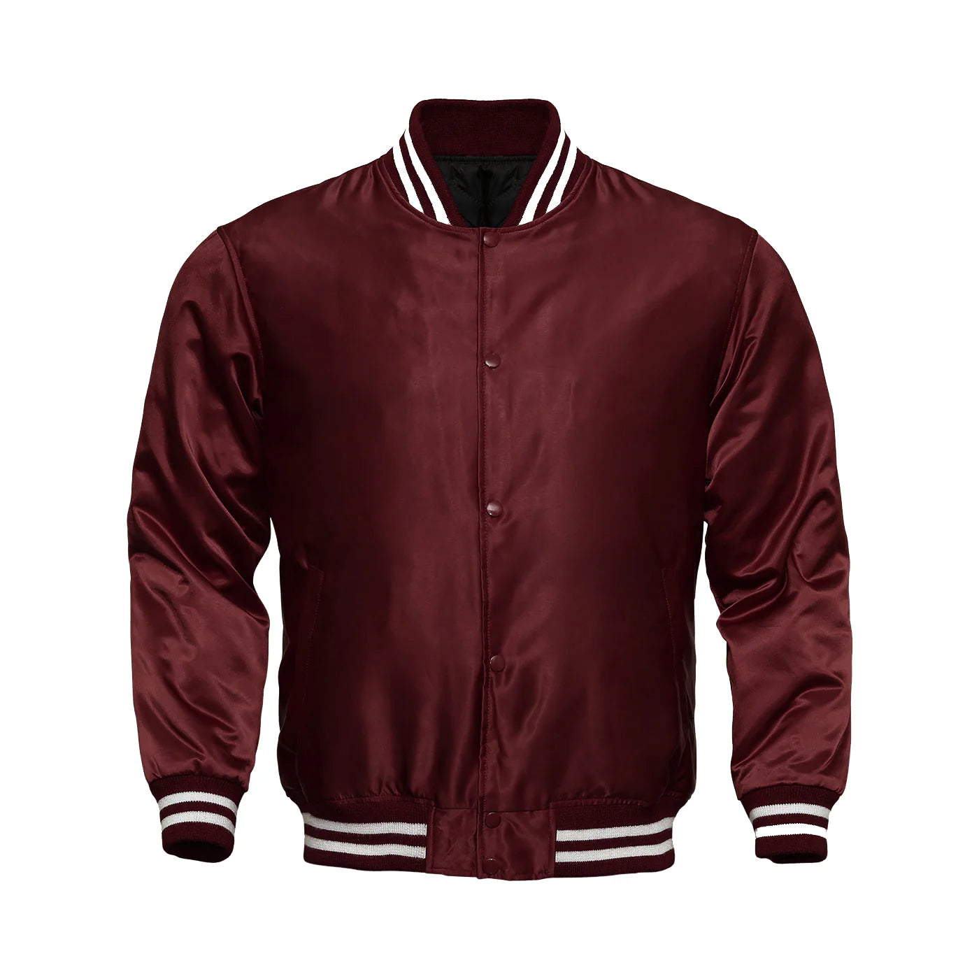 Hatch Sports Women Satin Jacket Maroon