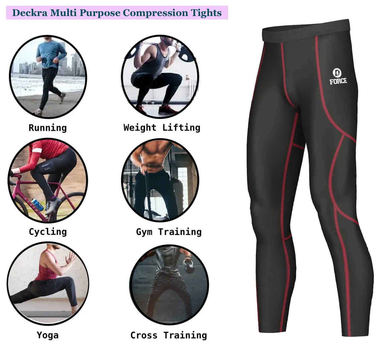 Mens Compression Tights Thermal Skin Fit Baselayer - Hatch Sports