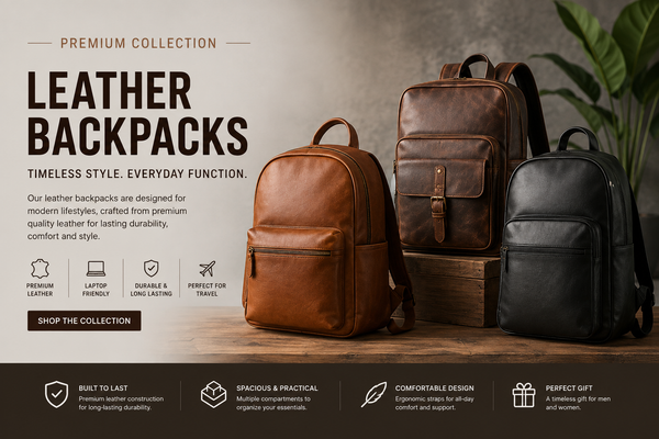 Leather Backpack