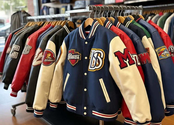 Kids Varsity Jacket Genuine Leather