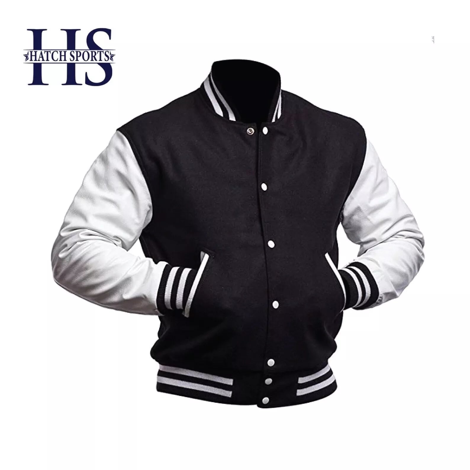 varsity leather jacket
