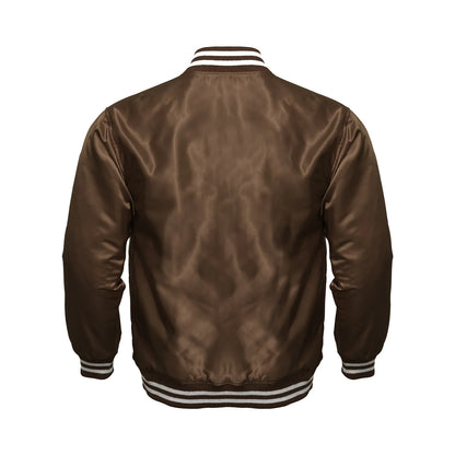 Hatch Sports Women Satin Jacket All Brown