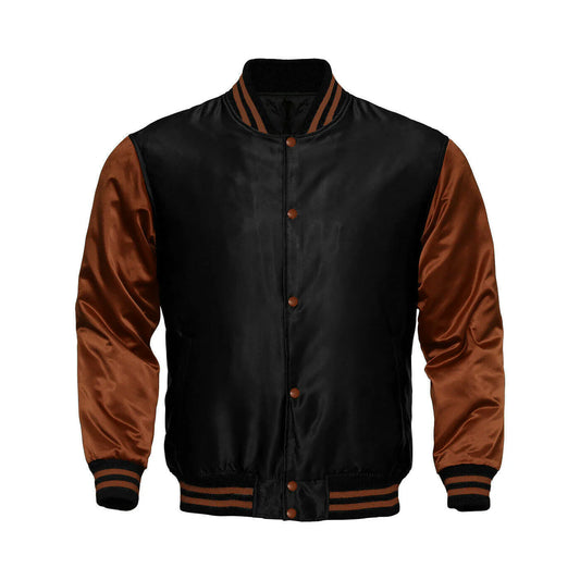Hatch Sports Women Satin Jacket Black/Brown
