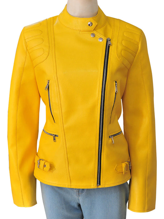 Hatch Sports Womens Genuine Cowhide Leather Top Winter Jacket Stylish Real Leather Jacket