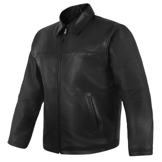 Black Leather Coat