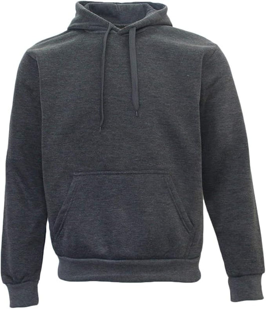 Adult Unisex Men's Basic Plain Hoodie Pullover Sweater Sweatshirt Jumper XS-8XL