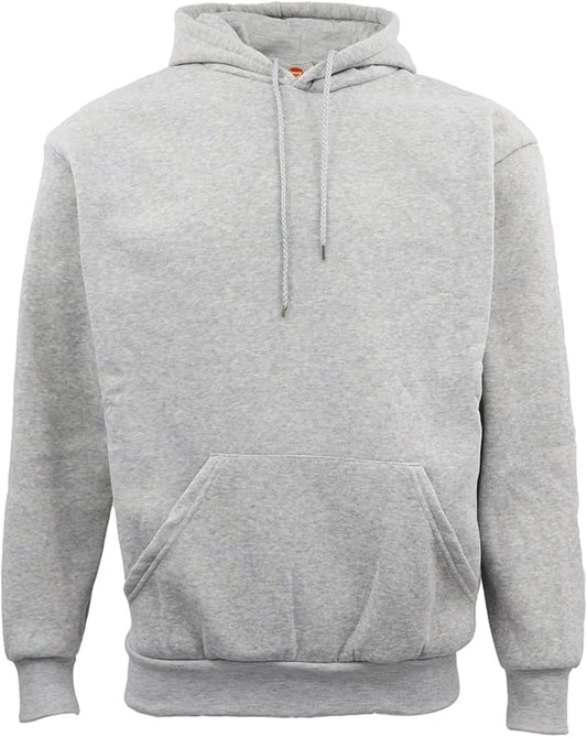 Adult Unisex Men's Basic Plain Hoodie Pullover Sweater Sweatshirt Jumper XS-8XL