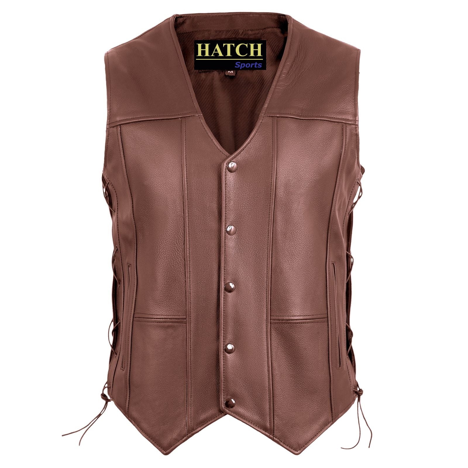 Leather Vest Brown