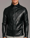 Men's Casual Faux Leather Jacket Hatch Sports
