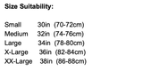 Size suitability chart for Cargo Shorts 100% Cotton Heavy Duty Multipocket, including Small to XX-Large measurements.