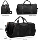 Black Compact Gym Bag Waterproof