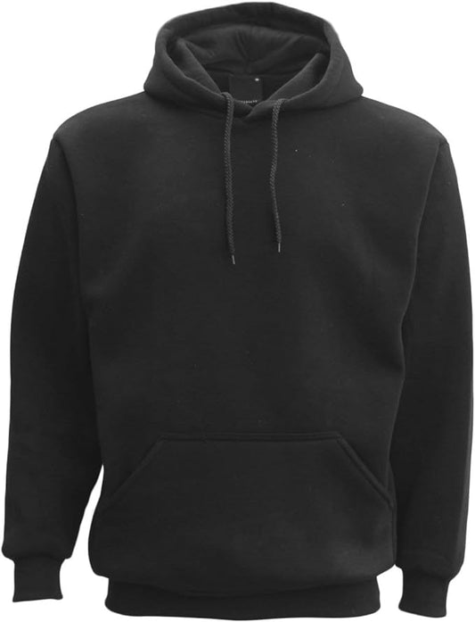 Adult Unisex Men's Basic Plain Hoodie Pullover Sweater Sweatshirt Jumper XS-8XL