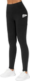 Women's Thick High Waist Yoga Pants Workout Leggings Black