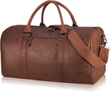 Oversized Travel Duffel Bag Waterproof Leather Weekend Bag Gym Sports