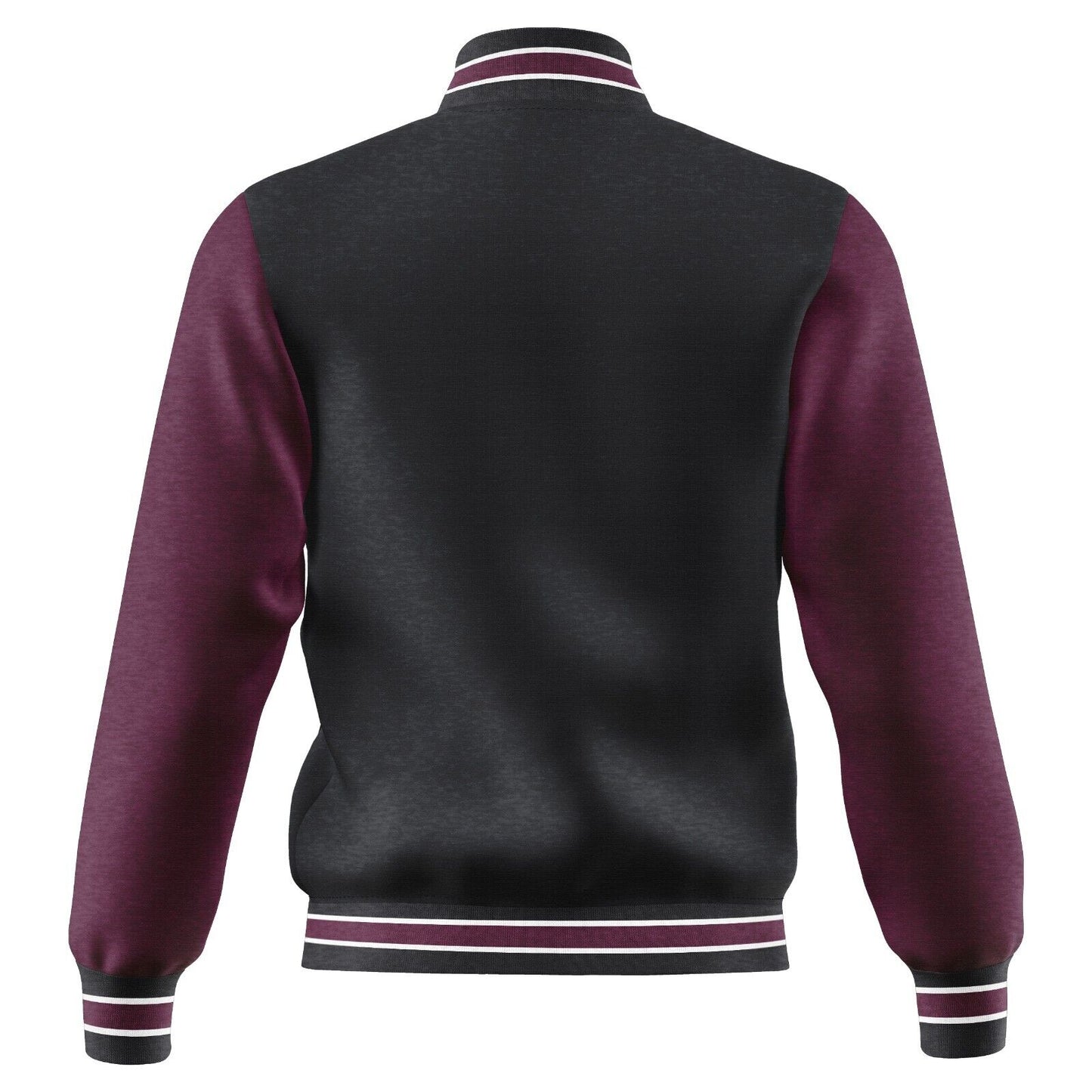 New Men's Premium Classic Snap Button Vintage Baseball Letterman Varsity Jacket