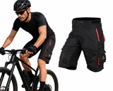 cycling shorts mtb black/red
