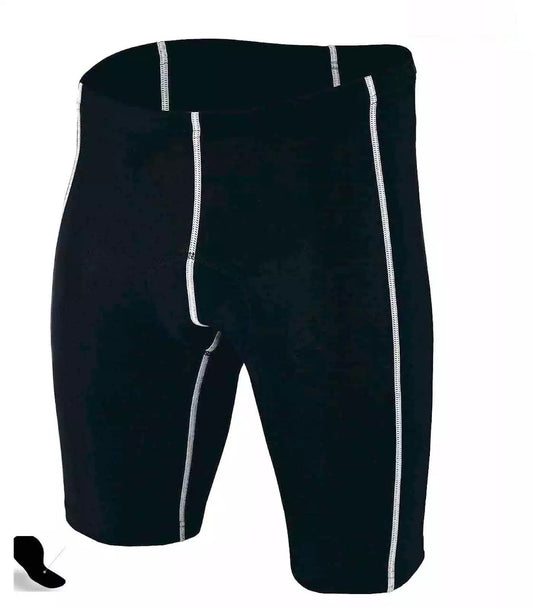 Mens Compression Cycling Shorts Cool-max® Padded Cycle Shorts for OutdoorWorkout