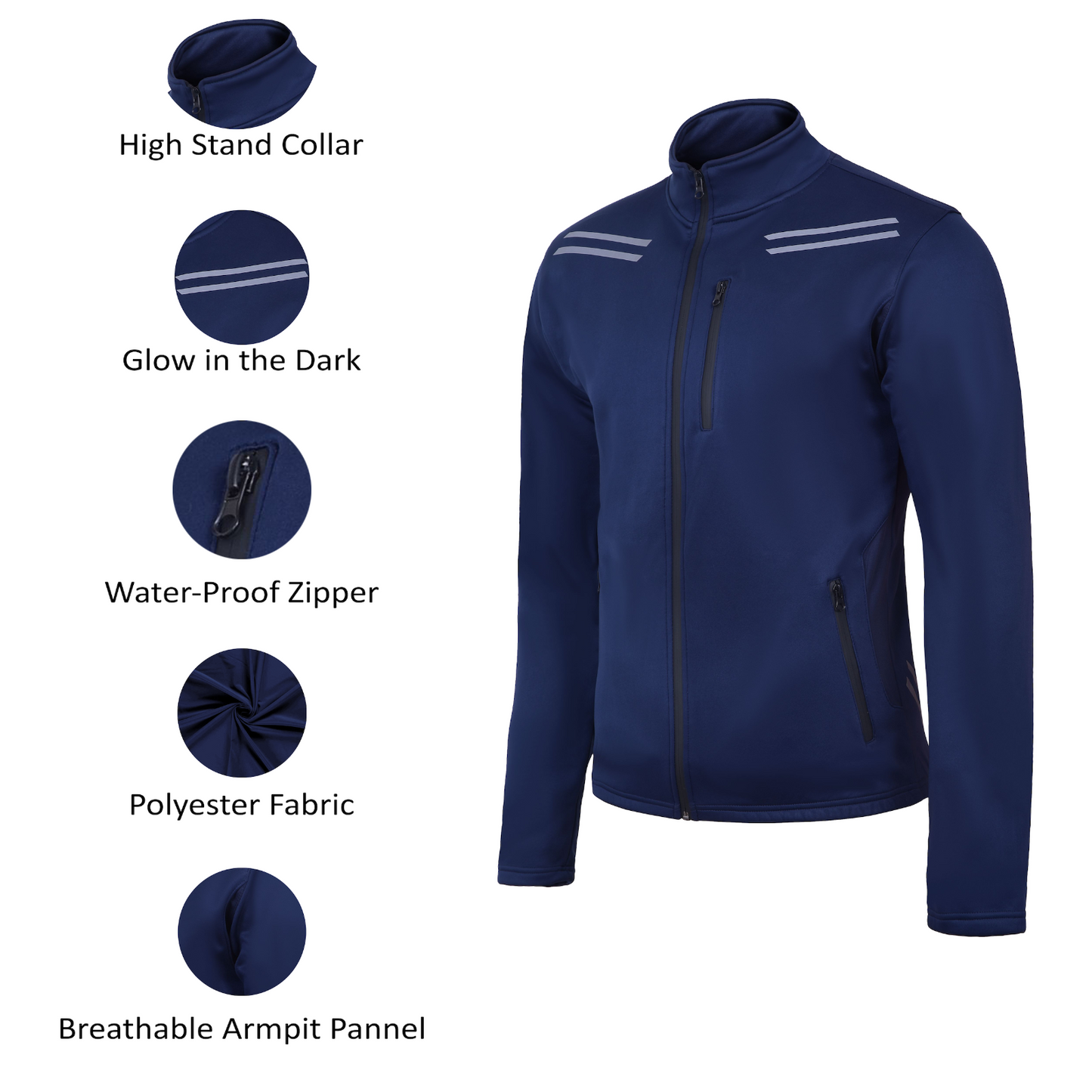 New Mens Cycling Jacket Softshell Windproof , Waterproof Bicycle Sports Jacket