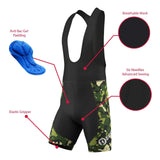Mens Cycling Shorts Bib Shorts 4D Gel Padded Bicycle Riding Active wear Shorts features breathable mesh and anti-bac gel padding.
