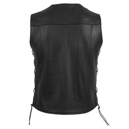 Premium Classic Men's Genuine Leather Vest