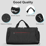 Gym Bag for Men Women, Sports Bag with Shoes Compartment and Wet Pocket 30L