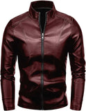 Men's Casual Faux Leather Jacket - Hatch Sports
