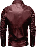 Men's Casual Faux Leather Jacket - Hatch Sports