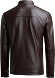 Men's Casual Faux Leather Jacket - Hatch Sports