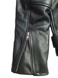 Mens Leather Jacket Genuine Cowhide Motorcycle Coat Fashion Motorbike Jacket Hatch Sports