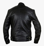 Premium Black Leather Biker Jacket - Hatch Sports