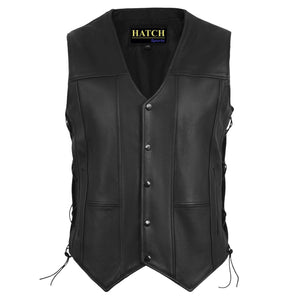 Premium Classic Men's Genuine Leather Vest - Hatch Sports