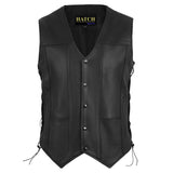 Premium Classic Men's Genuine Leather Vest - Hatch Sports