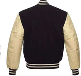 Hatch Sports Men’s Varsity Jacket Wool Body Genuine Leather Arms Letterman American Style Jacket - Hatch Sports