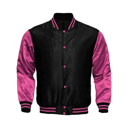 Hatch Sports Kids Satin Jacket Black/Pink - Hatch Sports