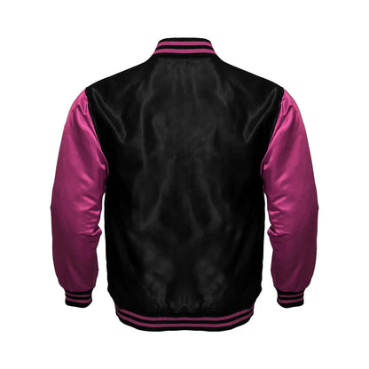 Hatch Sports Kids Satin Jacket Black/Pink - Hatch Sports