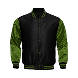 Hatch Sports Women Satin Jacket Black/Green - Hatch Sports