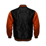 Hatch Sports Women Satin Jacket Black/Orange - Hatch Sports