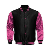 Hatch Sports Women Satin Jacket Black/Pink - Hatch Sports