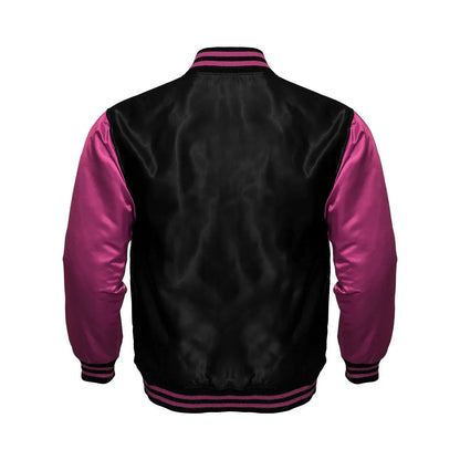 Hatch Sports Women Satin Jacket Black/Pink - Hatch Sports