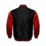 Hatch Sports Women Satin Jacket Black/Red - Hatch Sports