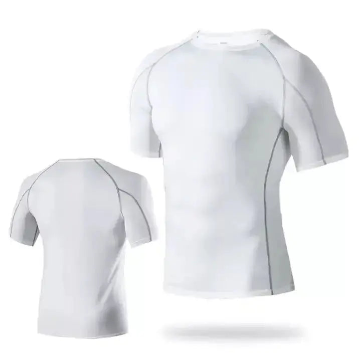 Hatch Sports Mens Compression Quick Dry Summer Half Sleeves Shirt for Sports Gym Cycling - Hatch Sports