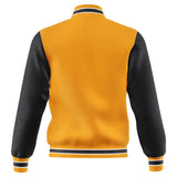 Hatch Sports Mens Letterman Varsity Jacket Fleece Outdoor Winter Bomber Jackets Gold/Black - Hatch Sports