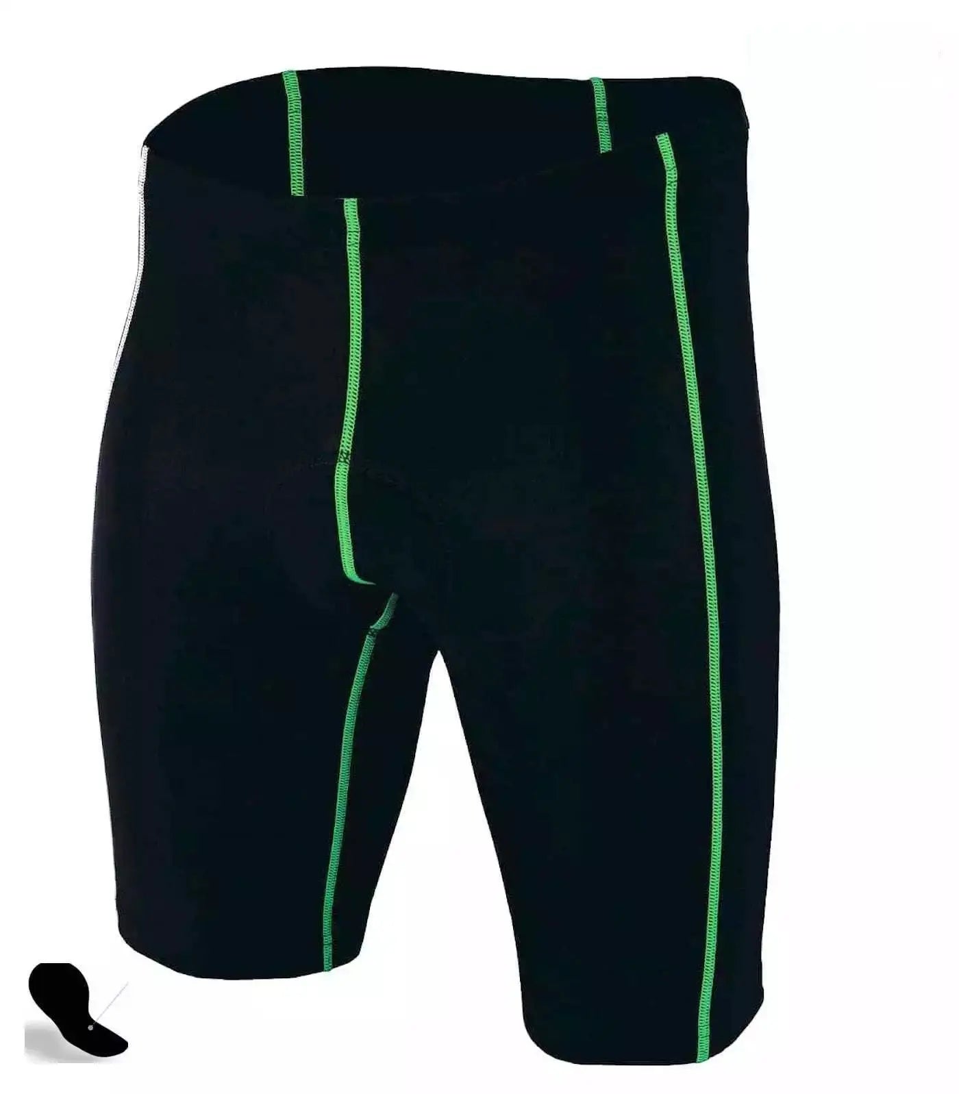Mens Compression Cycling Shorts Cool - max® Padded Cycle Shorts for OutdoorWorkout - Hatch Sports