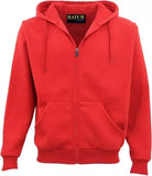 Adult Unisex Zip Plain Fleece Hoodie Hooded Jacket Mens Sweatshirt Jumper XS-5XL