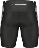 Mens cycling shorts with 3D gel padding for comfort and performance in biking. Lightweight, breathable design suitable for MTB.