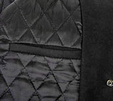 Mens Genuine Leather Jacket Cowhide Motorbike Motorcycle Moto-Jacket Real Leather inner lining and quilted texture