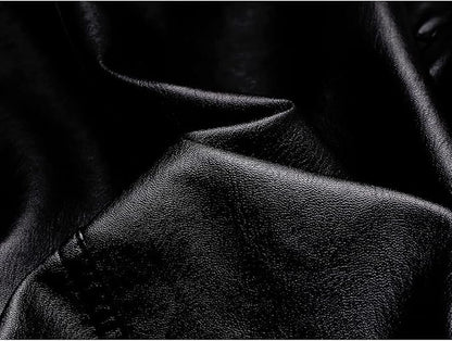 Men's Casual Faux Leather Jacket