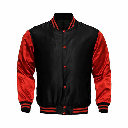 Hatch Sports Women Satin Jacket Black/Red